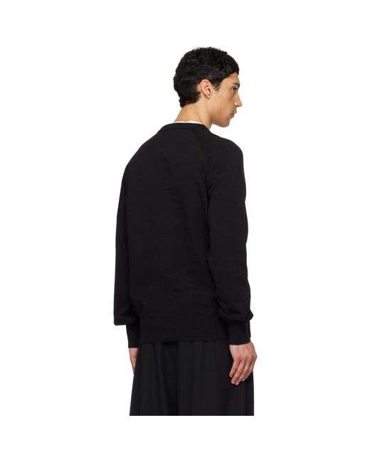 Pull Noir À Logos we11done pour homme en coloris Black