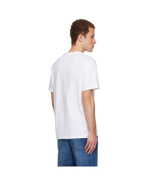 Givenchy White Regular Fit T-Shirt for men