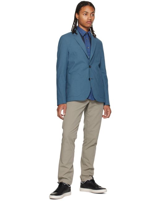 PS by Paul Smith Blue Two-button Blazer for men