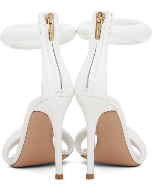 Gianvito Rossi ホワイト Bijoux ヒールサンダル White