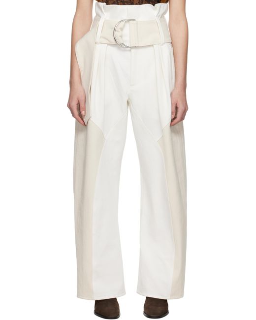 J.W. Anderson Multicolor Off- Gathered D-Ring Jeans