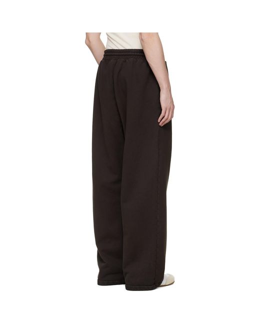 Fear Of God Black Sunfaded Wide Leg Sweatpants for men