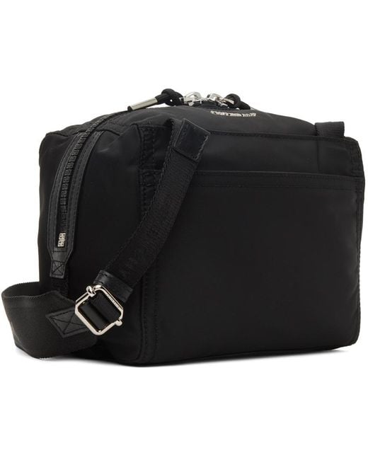 Givenchy Black Small Pandora Messenger Bag for men