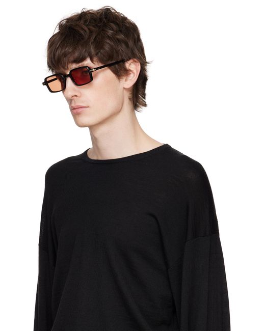 メンズ Cartier ブラック 'Première De サングラス Black