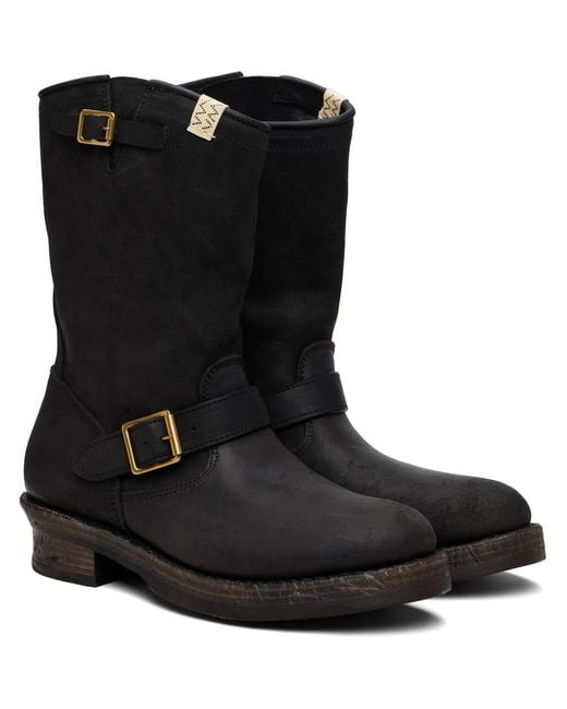 Visvim Black T.W.O. Folk Boots for men