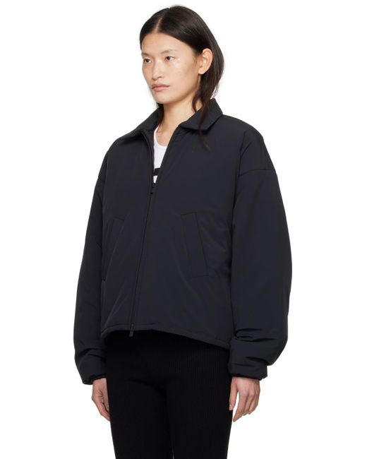 Fear Of God Black Padded Bomber Jacket