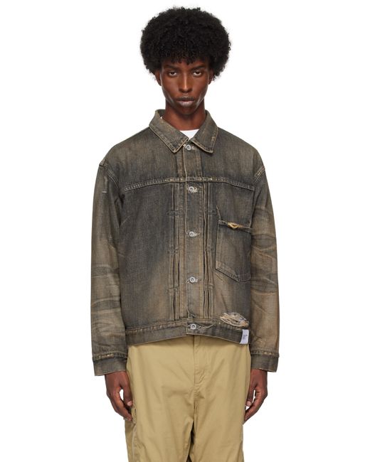 Neighborhood Black Type-1 Denim Jacket for men