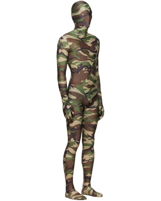 Vetements Black Uflage Jumpsuit for men
