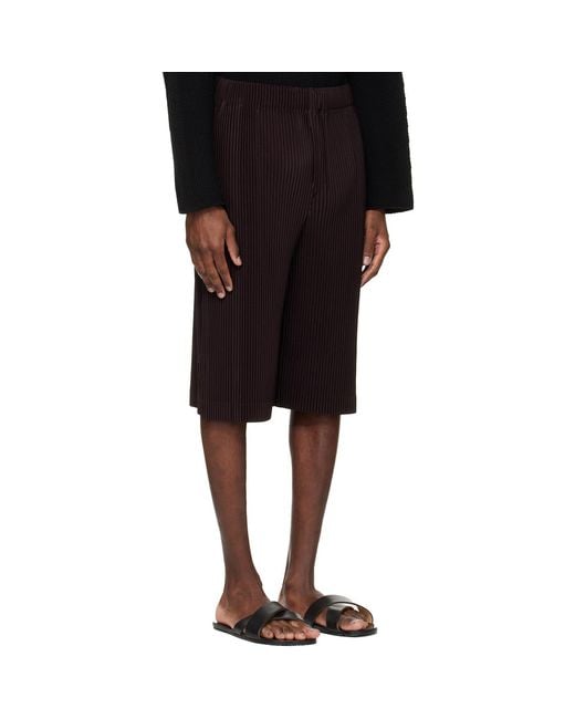 Homme Plissé Issey Miyake Black Wear Or Wrap Shorts for men