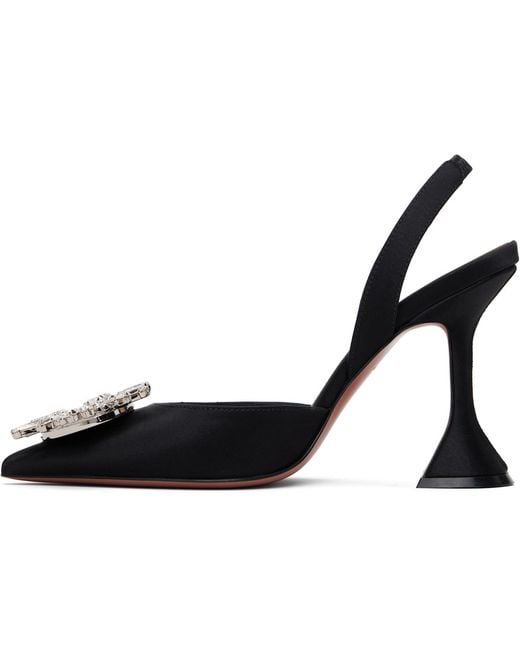 AMINA MUADDI Black Begum Sling 95 Heels