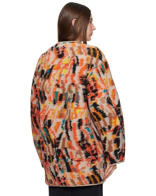 Isabel Marant Orange Himemma Reversible Coat