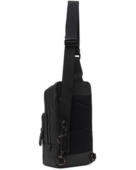 COACH Black Gotham Messenger Bag for Men Lyst