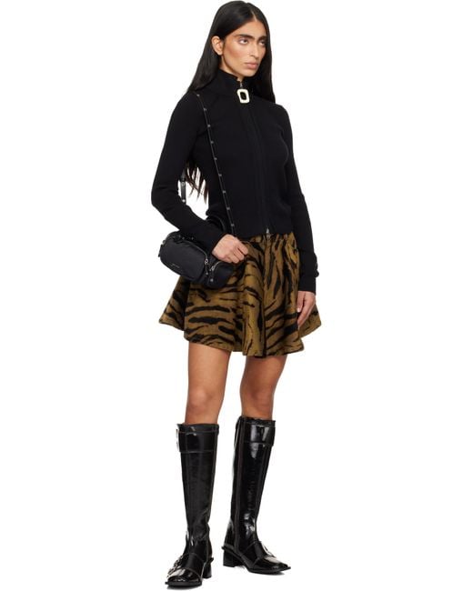 Ganni Black Mini Polochon Bag