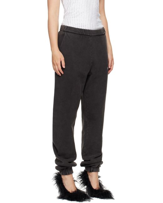 The Attico Black Penny Lounge Pants