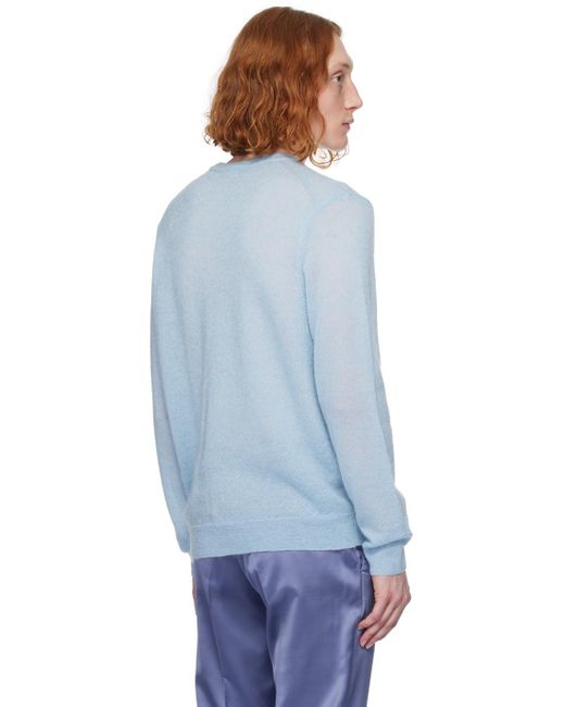 Paul Smith Blue Printed Sweater for men