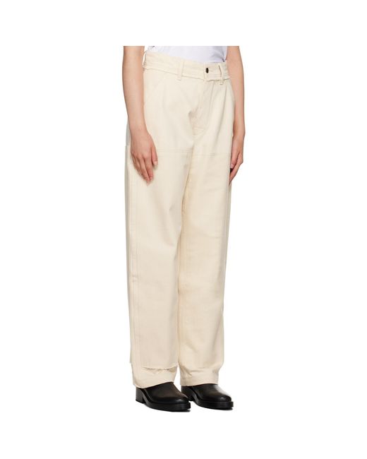 AIREI Natural Panel Trousers