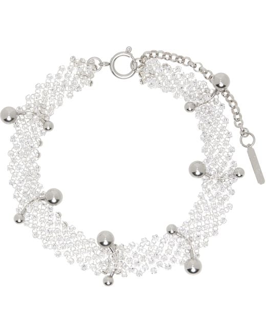Justine Clenquet White Faye Choker
