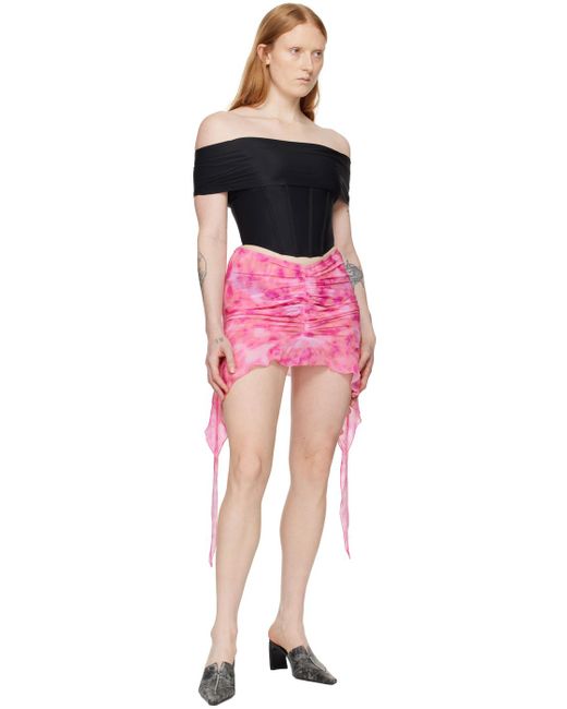 M I S B H V Pink Camo Miniskirt