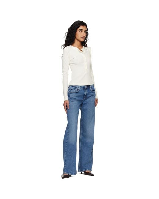 Citizens of Humanity Blue Nora Trouser Leg Jeans