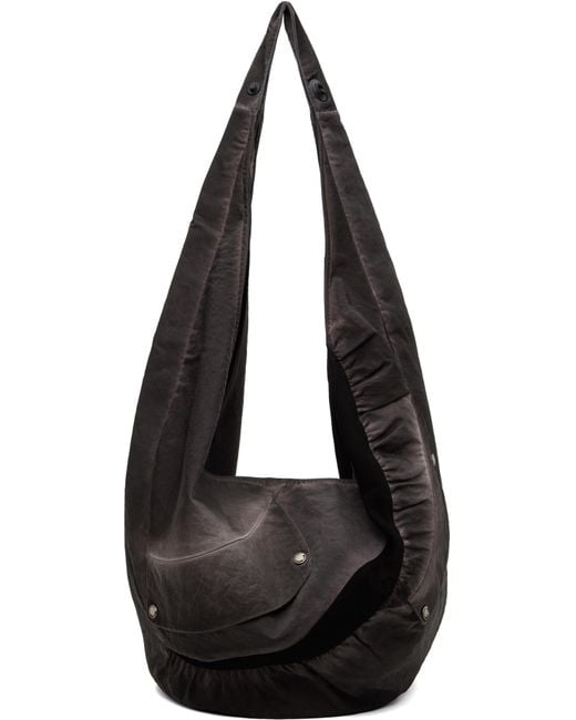 CMMAWEAR Black Ssense Exclusive Garment Dyed Slouch Tote for men