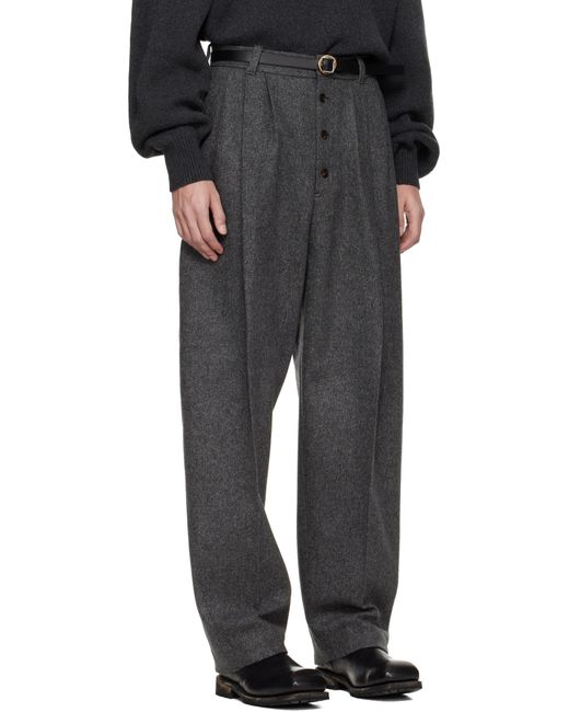 Jacquemus Black 'The Fernando' Trousers for men