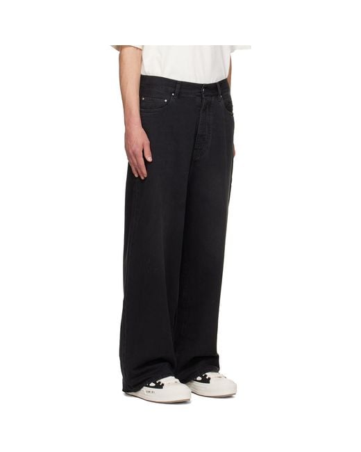 Amiri Black Baggy Jeans for men