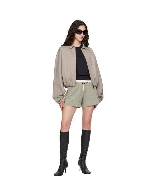 Fear Of God Gray Classic Fit Shorts