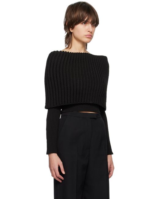 Alaïa Black Off-shoulder Sweater