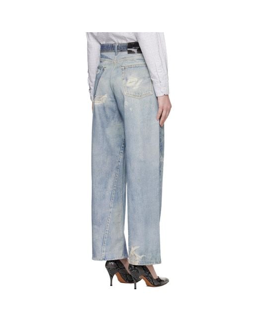 Our Legacy Blue Full Cut Jeans