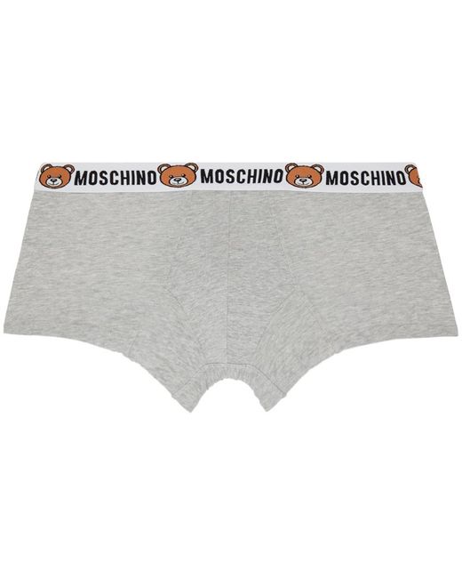 Moschino Two-pack Gray Boxers for men