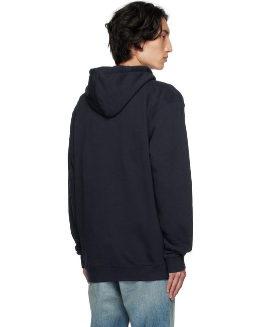 SAINTWOODS Blue Arch Hoodie for men