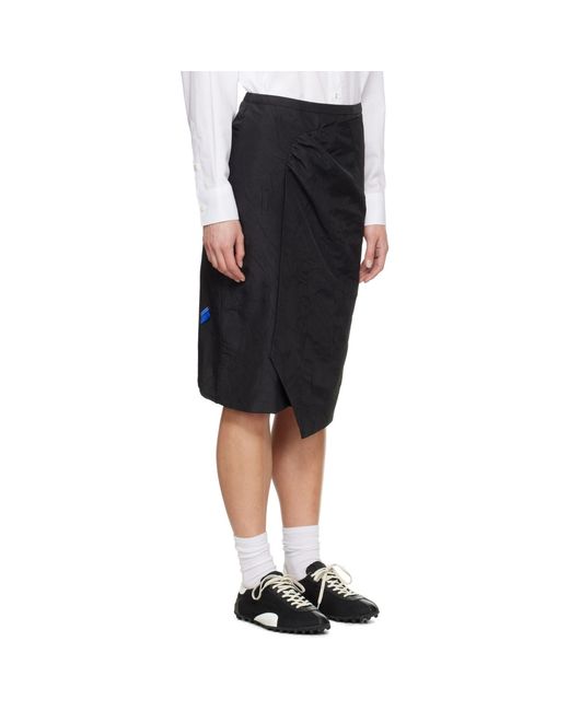 Adererror Black Medium Midi Skirt