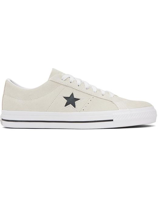 Converse Off white One Star Pro Ox Sneakers in Black for Men Lyst UK