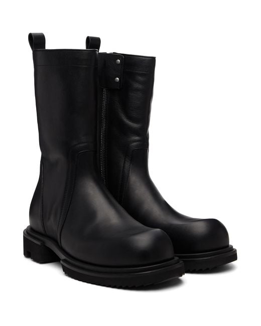 Rick Owens Black Creeper Gabe Boots for men