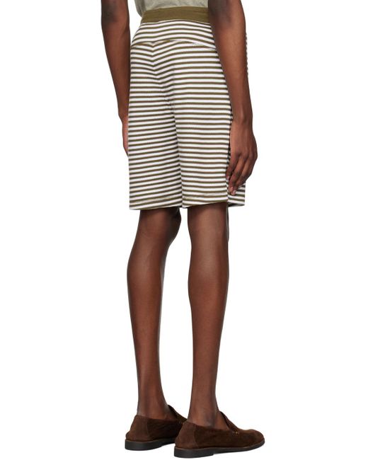 Paul Smith Black Brown Stripe Shorts for men