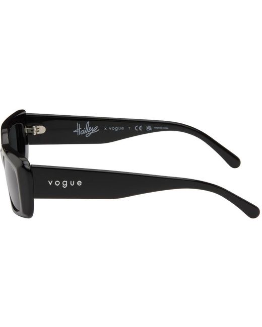 Vogue Eyewear Black Hailey Bieber Edition Sunglasses