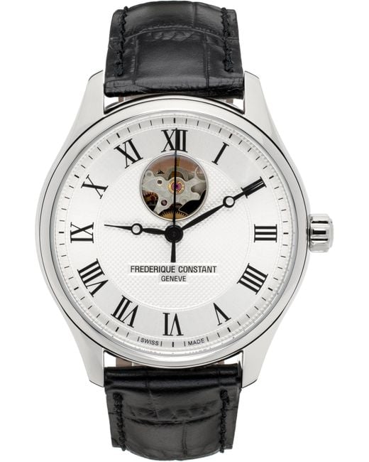 Frederique Constant Black Classics Heart Beat Automatic Watch for men