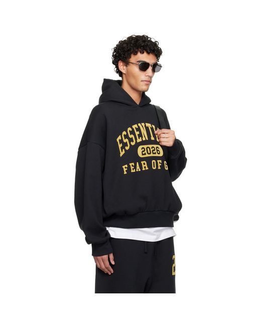 Fear Of God Black Holiday Classic Hoodie for men