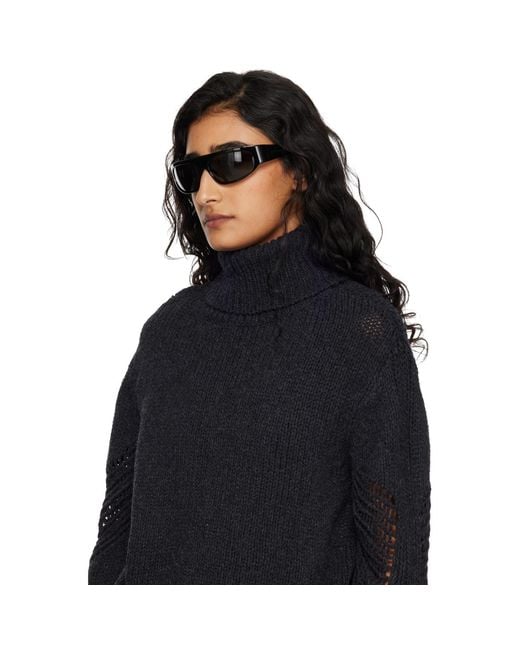 MM6 by Maison Margiela Black 1 Sunglasses