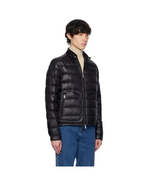 Moncler Black Acorus Short Down Jacket for men