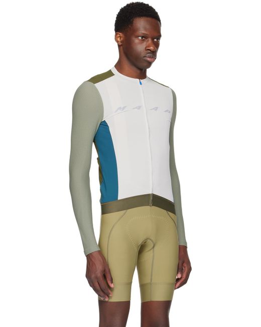 MAAP Multicolor Multicolour Evade Offcuts Pro Base Long Sleeve T-shirt for men