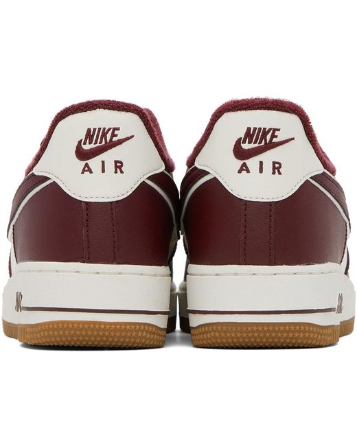 suede burgundy air force ones