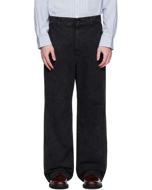 Hope Black Workwear Trousers for men