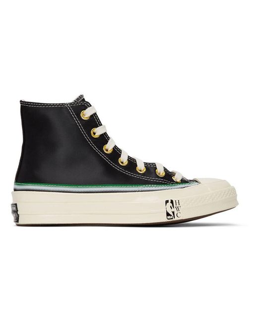Converse Black Breaking Down Barriers Edition Capitols Earl Lloyd Chuck 70 High Sneakers for men