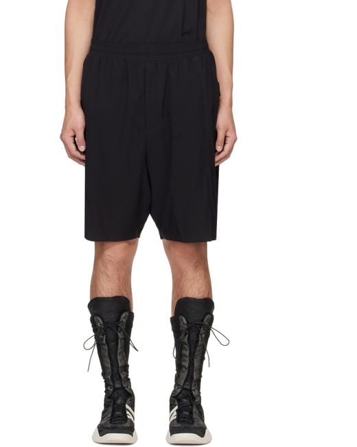メンズ Y-3 ブラック Lite Wovn ショートパンツ Black