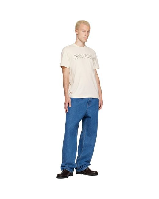 Moncler White Off-/T-Shirt for men