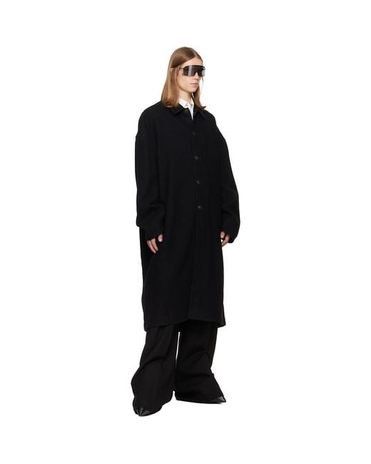 Rick Owens Black Temple Pull-On Cuffed Taquito Boots for men