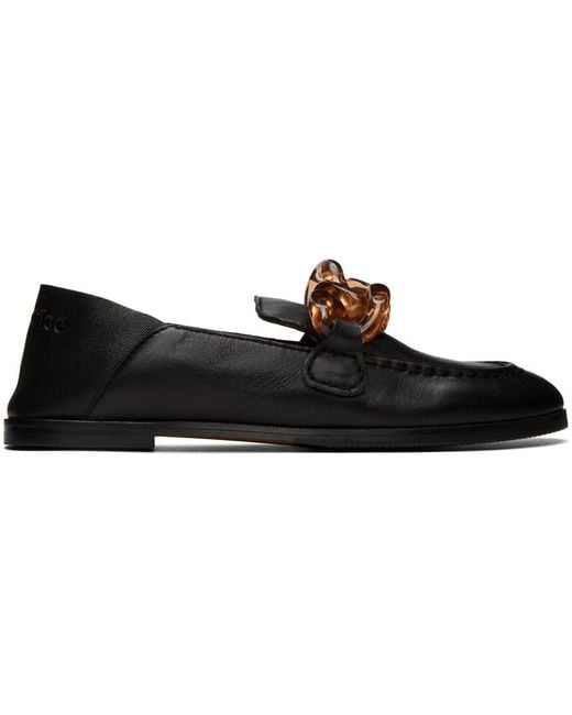 See By Chloé Black Ssense Exclusive Mahe Loafers