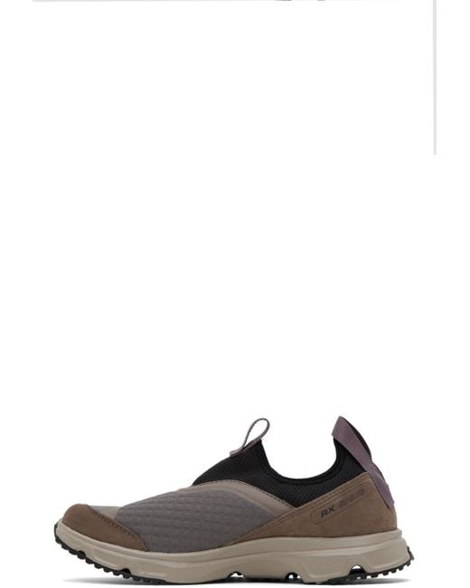 Salomon Taupe & Black Rx Snug Sneakers for men