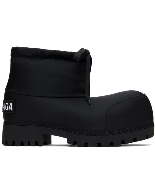 Balenciaga Black Alaska Boots for men